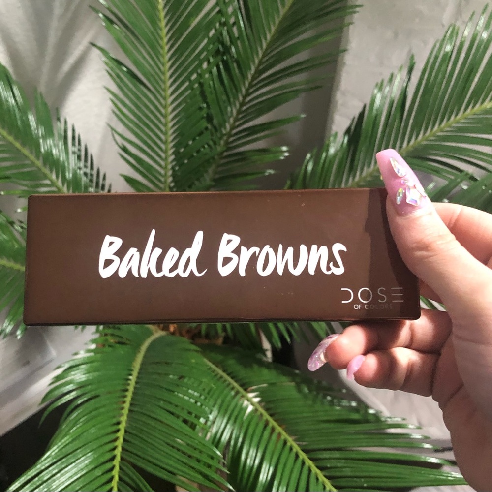 Dose of color “baked browns” eyeshadow pallet